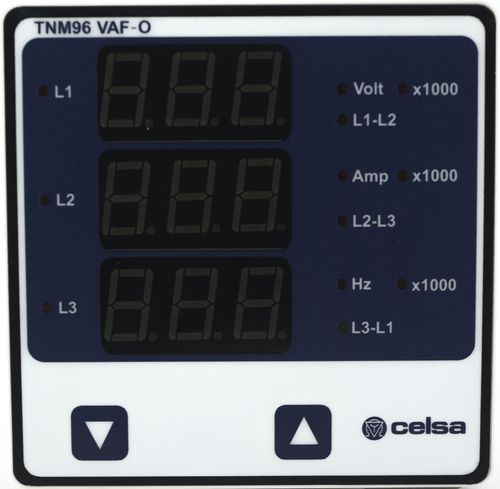 真有效值RMS万用表 - TNM96 VAF-O - CELSA MESSGERATE ESPAÑA S.L. - 数字 / 手持式 / cat III