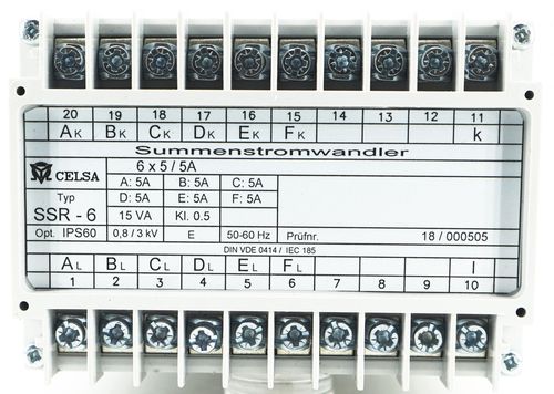 加法器变压器 - SSR Series - CELSA MESSGERATE ESPAÑA S.L. - 电流 / 测量 / 干式