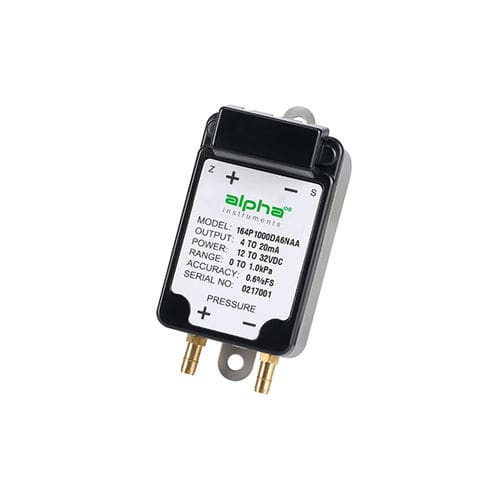 差压压力换能器 - 164  - Alpha Instruments Company - 4-20 mA / 接线柱 / 5Vdc