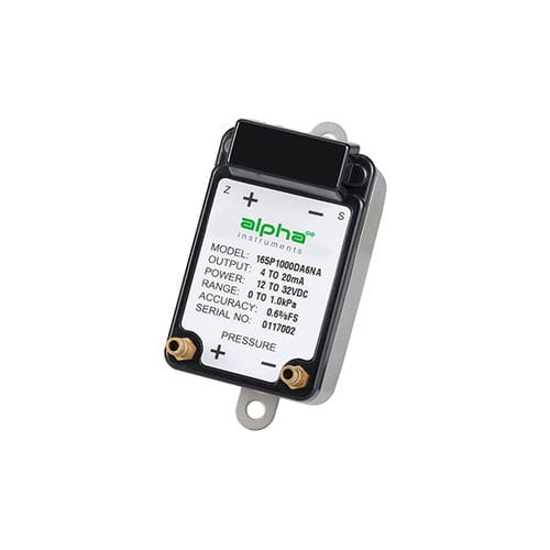 差压压力换能器 - 165 - Alpha Instruments Company - 电容 / 4-20 mA / 5Vdc