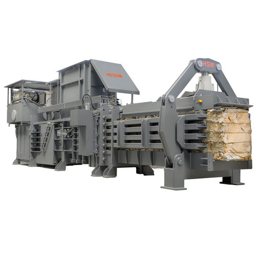 纸板箱打包压缩机 - VK 15020  - HSM GmbH + Co. KG - 用于塑料 / 废料 / 卧式