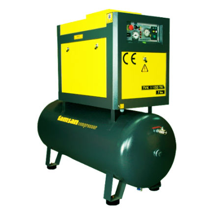 螺杆压缩机 - TVK 1100 T - tamsan compressor - 空气 / 电动式 / 固定式