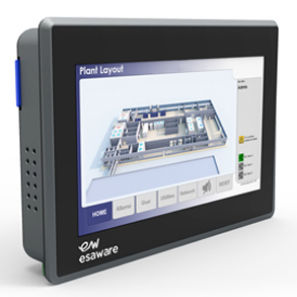 联网工业面板PC / 触摸屏 - EW10 series - ESA elettronica - TFT LCD / 电容触摸屏式 / 7"