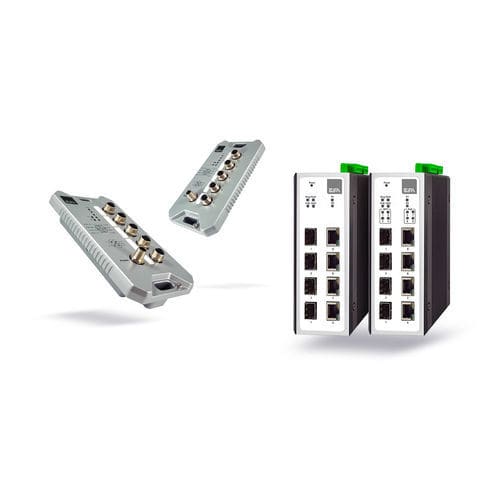 管理型网络交换机 - HIDRA series - ESA elettronica - 非管理型 / 5端口 / 8端口