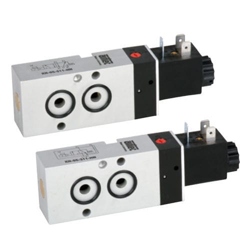 线轴气动分配器 - KN series - AIRTEC Pneumatic - 电动 / 2位3通型 / 2位5通