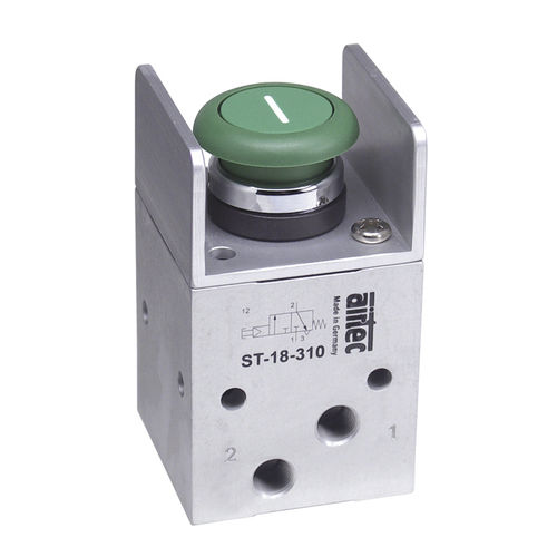 线轴气动分配器 - ST-18 series - AIRTEC Pneumatic - 气动 / 机械控制 / 按钮式开关