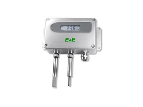 可更换传感器温湿度传感器 - EE220 - E+E ELEKTRONIK - 相对 / 壁挂安装 / DIN导轨