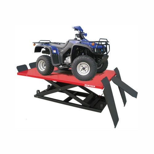 剪刀式汽车升降平台 - WML600Q - WERTHER - SOLLEVAMENTO - 600kg / 液压 / 适用于四轮摩托车