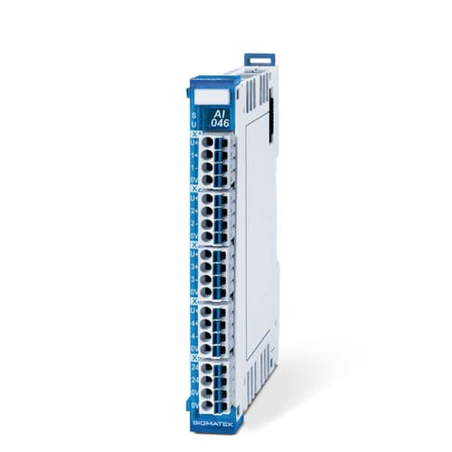 模拟输入模块 - AI 046 - SIGMATEK GmbH & Co KG - 4路模拟输入 / 电压 / DIN导轨