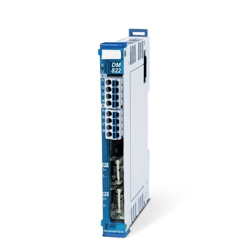 数字输入模块 - DM 822 - SIGMATEK GmbH & Co KG - 2路输入 / 8路数字输入 / 差压