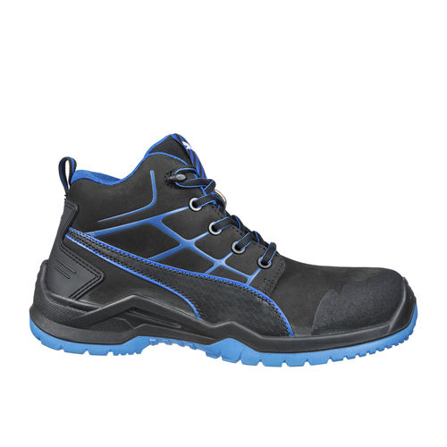 防滑安全鞋 - KRYPTON BLUE MID - PUMA SAFETY SHOES - 防穿孔 / 放电 / 皮质
