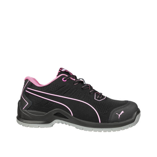 防滑安全鞋 - FUSE TC PINK WNS LOW - PUMA SAFETY SHOES - 防穿孔 / 放电 / 微纤维