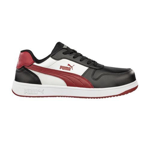 施工安全防护鞋 - FRONTCOURT BLK/WHT/RED - PUMA SAFETY SHOES - 防滑 / 防穿孔 / 耐热