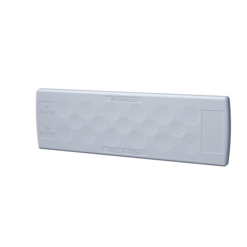 IP54电缆引入板 - KES-E series - CONTA-CLIP Verbindungstechnik GmbH - 用于电柜 / 卫生应用