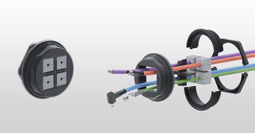 TPE电缆保护胶圈 - KDS-R series - CONTA-CLIP Verbindungstechnik GmbH - 聚酰胺 / IP66 / 应变消除