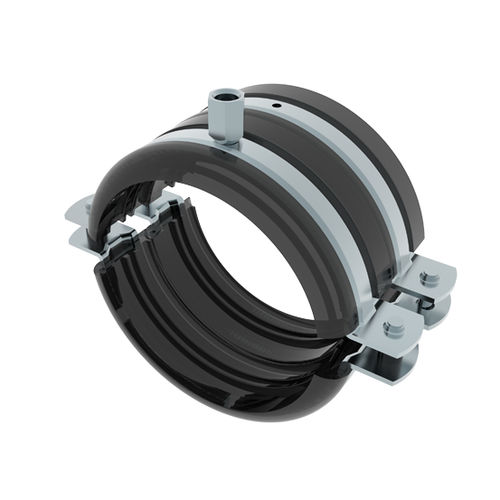 电镀钢卡箍 - IKSSK series - INKA FIXING SYSTEMS - 轴颈式 / 耐腐蚀 / 带密封圈