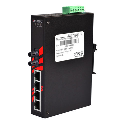 非管理型以太网交换机 - LNX-0501-ST-S3-T - Antaira Technologies - 5端口 / DIN导轨 / 墙壁