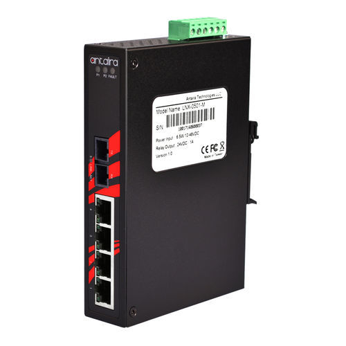 非管理型以太网交换机 - LNX-0501-S3 - Antaira Technologies - 5端口 / DIN导轨 / 墙壁