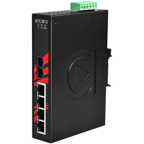 智能以太网交换机 - LNX-0501-M - Antaira Technologies - 5端口 / DIN导轨 / 墙壁