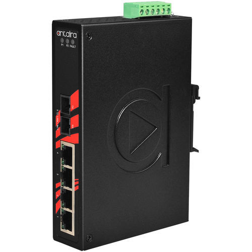 非管理型以太网交换机 - LNX-0501-S3-T - Antaira Technologies - 5端口 / DIN导轨 / 壁挂安装
