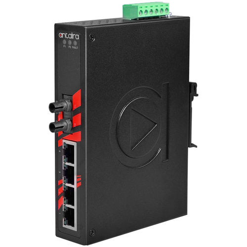 非管理型以太网交换机 - LNX-0501-ST-S3 - Antaira Technologies - 5端口 / DIN导轨 / 壁挂安装