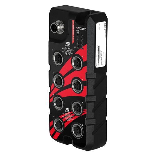 非管理型以太网交换机 - LNX-0800-M12-67 - Antaira Technologies - 8端口 / DIN导轨 / 壁挂安装