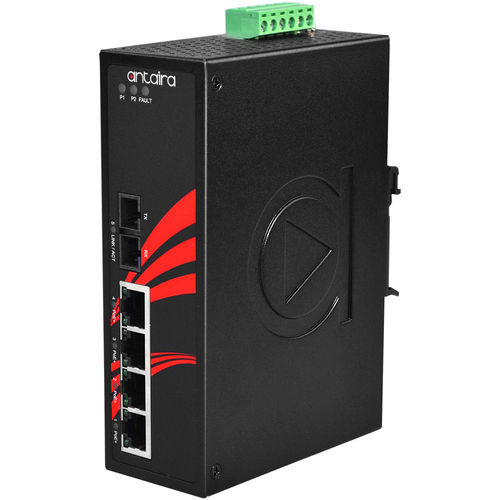非管理型以太网交换机 - LNP-0501-M-24 - Antaira Technologies - 5端口 / 嵌入式 / DIN导轨