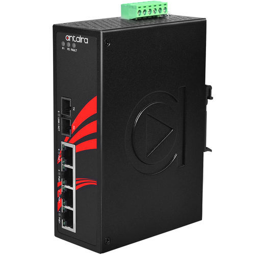 非管理型以太网交换机 - LNP-0501-S3-24 - Antaira Technologies - 5端口 / 嵌入式 / DIN导轨