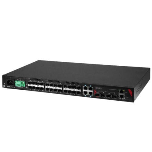 管理型以太网交换机 - LMX-3228G-10G-SFP-AD - Antaira Technologies - 32端口 / 千兆以太网 / 千兆