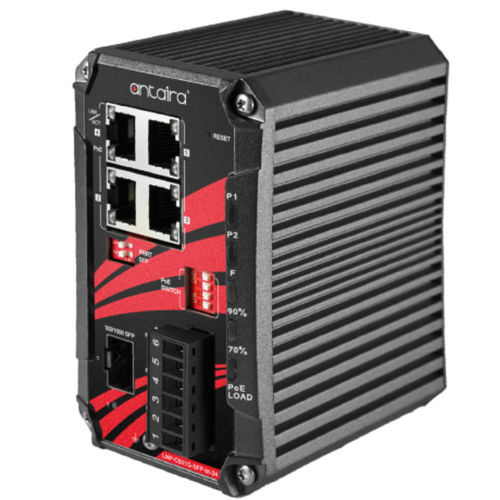 非管理型以太网交换机 - LNP-C501G-SFP-bt-24-T - Antaira Technologies - 5端口 / 千兆以太网 / 千兆