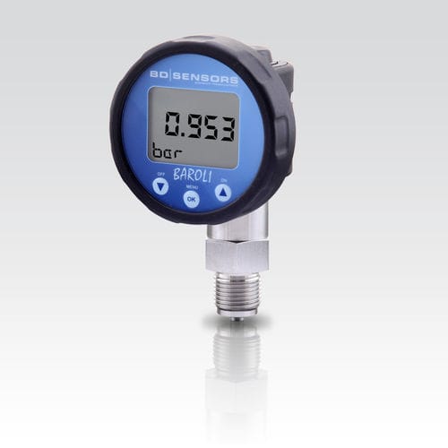 绝对压力计 - BAROLI 05 - BD|SENSORS GmbH - LCD显示 / 螺纹 / 不锈钢