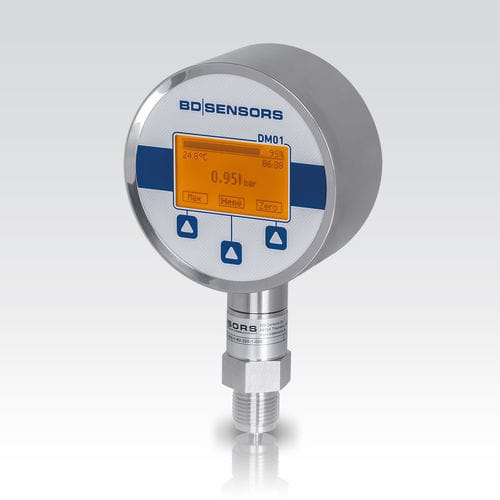 绝对压力计 - DM 01 - BD|SENSORS GmbH - LCD显示 / 螺纹 / 不锈钢