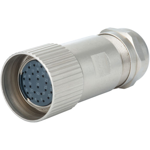 电缆连接器 - 7.110 series - HUMMEL - 数据 / 环形 / 螺钉闭锁式