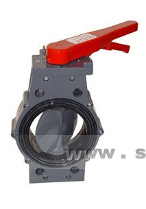 蝶阀 - T-PKV.W812 series - SMS-TORK/土耳其SMS TORK - 杠杆 / 用于酸 / 塑料