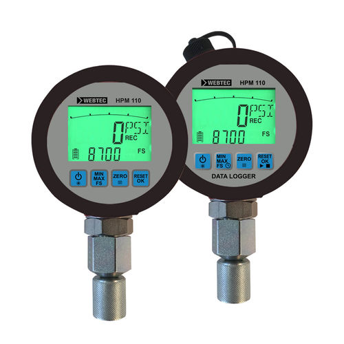 差动压力计 - SR-HPM-110 series - Webtec - 数字 / 螺纹 / 不锈钢