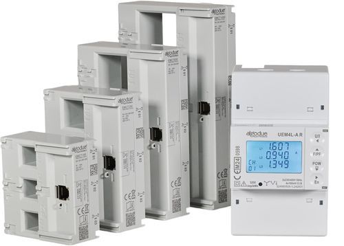 三相电能表 - UEM2L-A R, UEM4L-A R MID - Algodue Elettronica - DIN导轨 / 数字 / 多路