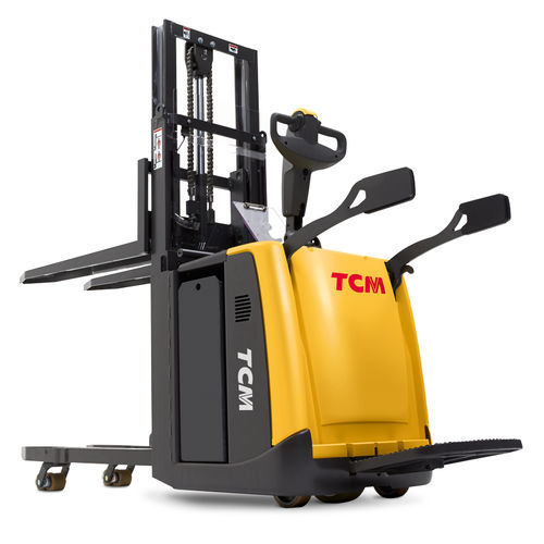 电动堆高车 - SRS - TCM Forklifts - 带驾驶平台 / 24伏 / 用于仓库