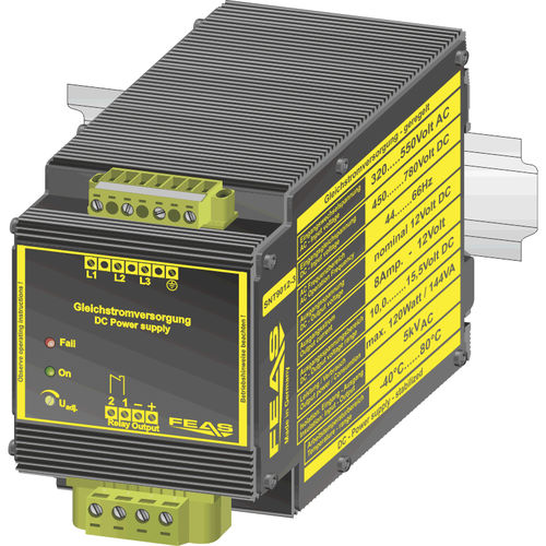 3相电源 - SNT9012-3 - FEAS GmbH - DIN导轨 / AC/DC / DC/DC