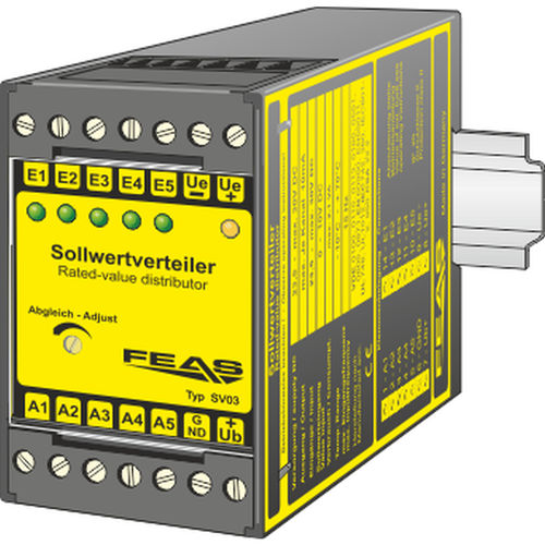 可调输出功率分路器 - SV03 - FEAS GmbH - IP20 / DIN导轨