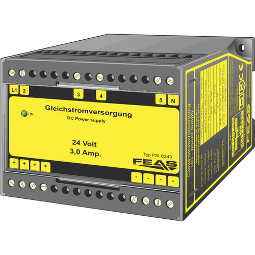 非稳压电源 - PSLC243 - FEAS GmbH - DIN导轨 / AC/DC / 稳压