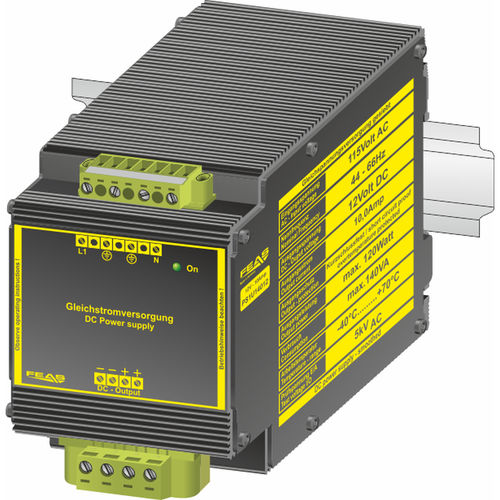 非稳压电源 - PS1U14012 - FEAS GmbH - DIN导轨 / AC/DC / 单输出