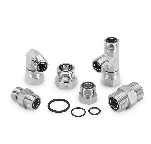 液压接头 - Parker Tube Fittings Division - 螺纹 / T形 / 90°弯曲