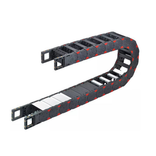全封闭式拖链 - MP 62 series - MURRPLASTIK SYSTEMTECHNIK - 聚酰胺 / 铝制 / 带铝盖