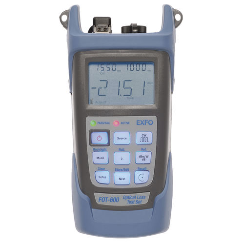 电测量仪器 - FOT-600 - EXFO - 损耗 / 反射测试 / 用于光纤