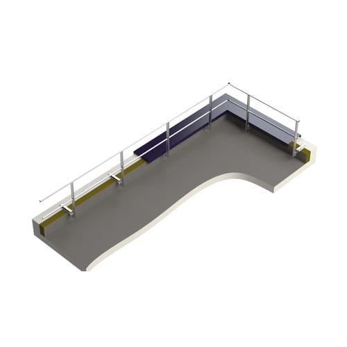 铝制护栏 - EEZ160 series - L'Echelle Européenne - 建筑工地
