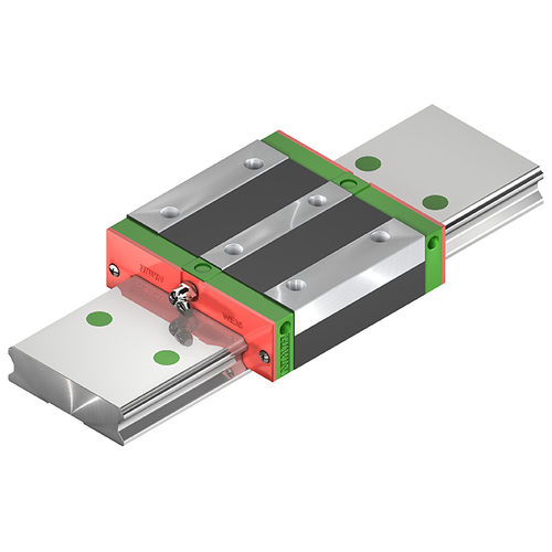 大型线性导轨 - WE/QW series - HIWIN GmbH - 四列循环滚珠轴承 / 21 mm / 紧凑型