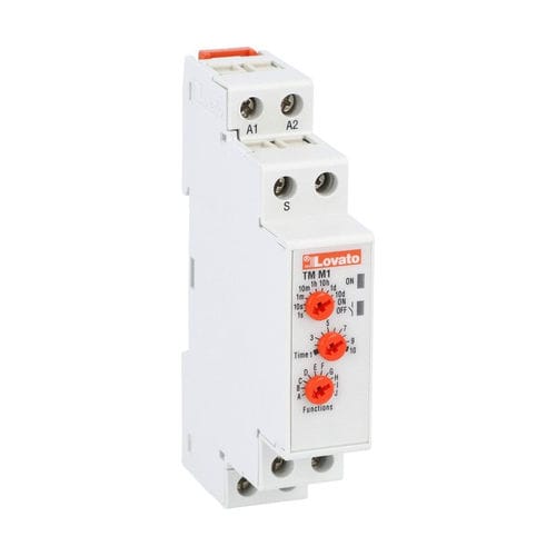 多功能时间继电器 - TM series - LOVATO ELECTRIC - DIN导轨