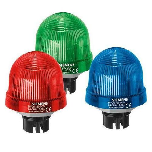 长明报警灯 - 8WD5  - Siemens Safety Integrated - LED式 / 230 Vac / 24Vac
