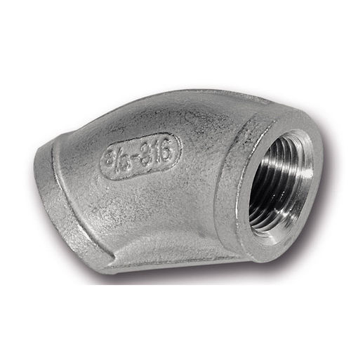 45°弯曲接头 - GF-132 Rp - Schwer Fittings - 液压 / 螺纹 / 不锈钢