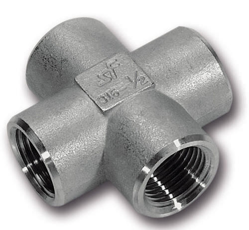 液压接头 - GF-136 G - Schwer Fittings - 螺纹 / 十字型 / 不锈钢